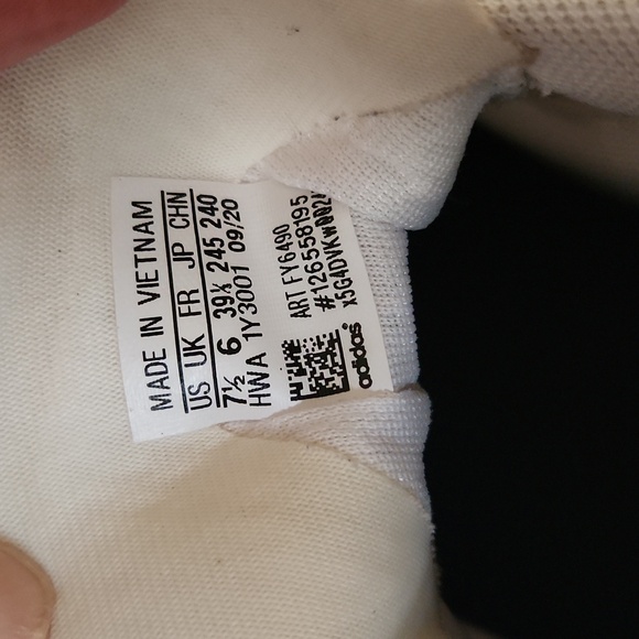 Adidas womans white size 7.5 response foam tennis shoe - Picture 6 of 16